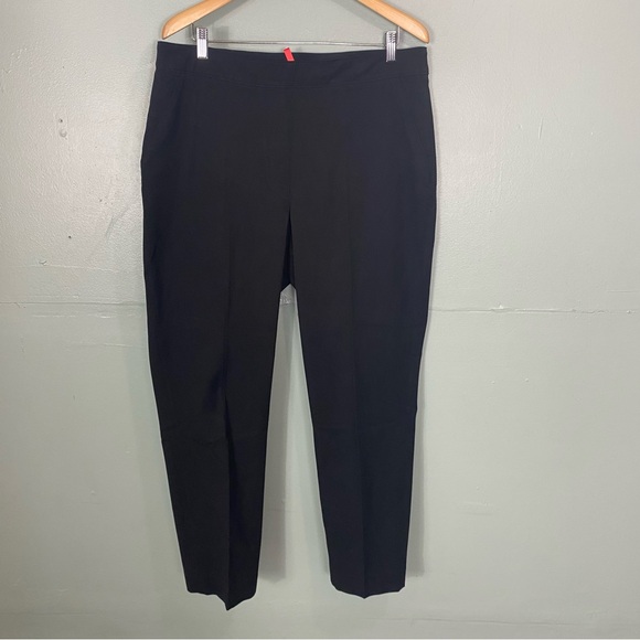 SPANX On The‎ Go Ankle Slim Straight Trousers Black Pants XL 20365T - Picture 1 of 7